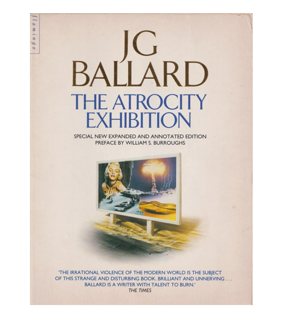 J G Ballard The Atrocity Exhibition Flamingo 1993 Grunts Rare Books j-g-ballard-the-atrocity-exhibition-flamingo-1993-grunts-rare-books