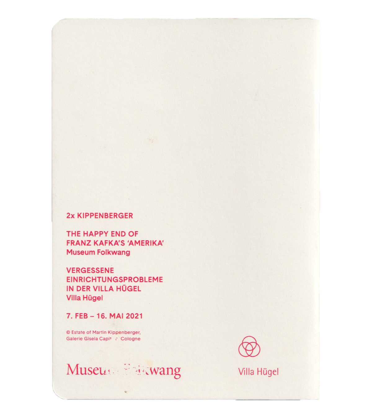 2x Kippenberger (Museum Folkwang, 2021)