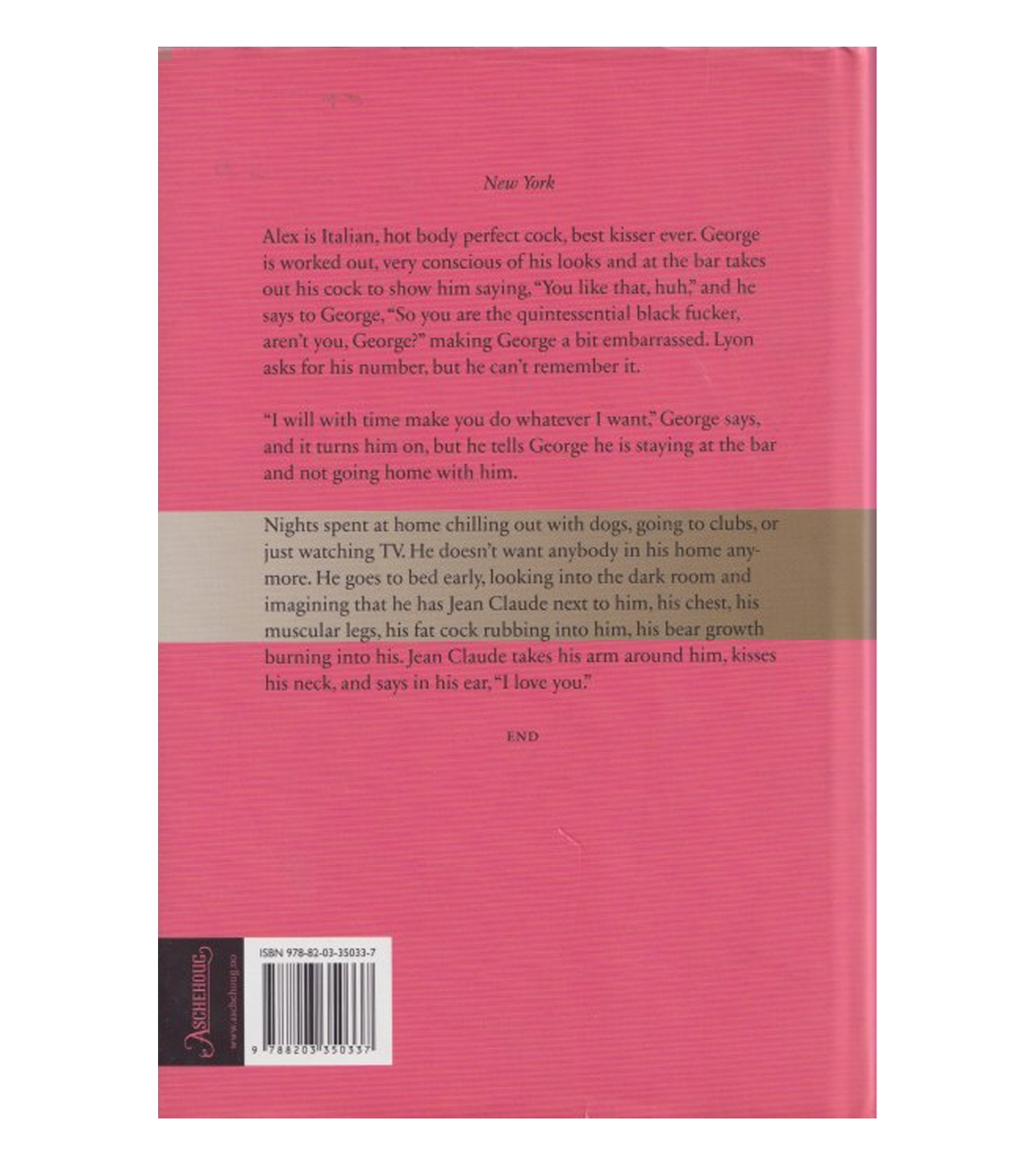 Bjarne Melgaard: A New Novel (Aschehoug & Co., New York, 2012)