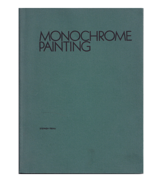 Stephen Prina: Monochrome Painting (Renaissance Society, 1989)